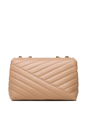 Tory Burch Дамска чанта Kira Chevron Small Convertible Shoulder Bag 90452 Розов - Mera.bg