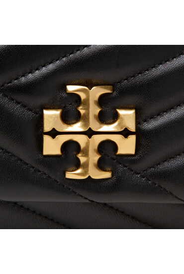 Tory Burch Дамска чанта Kira Chevron Small Flap Shoulder Bag 90456 Black 001 - Mera.bg