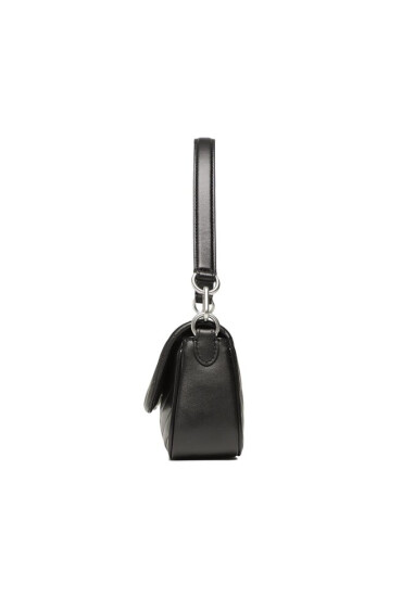 Tory Burch Дамска чанта Kira Chevron Small Flap Shoulder Bag 90456 Black/Rolled Nickel 002 - Mera.bg