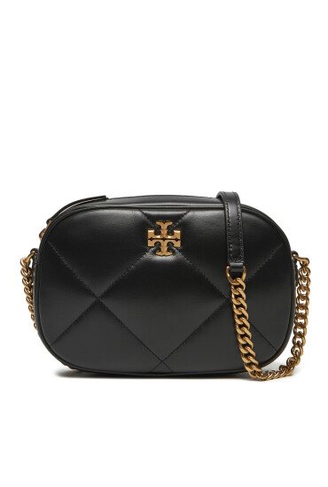 Tory Burch Дамска чанта Kira Diamond Quilt Camera Bag 154715 Черен - Mera.bg