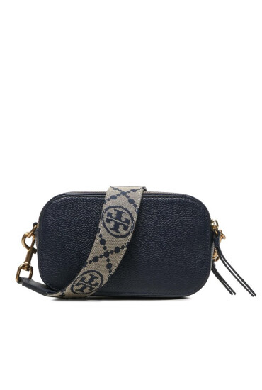 Tory Burch Дамска чанта Miller Mini Crossbody Bag 150153 Тъмносин - Mera.bg