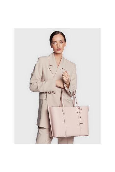 Tory Burch Дамска чанта Perry Triple 81932 Shell Pink 652 - Mera.bg