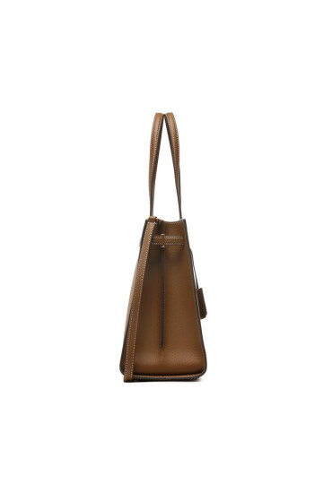 Tory Burch Дамска чанта Robinson Satchel 143193 Bistro Brown 244 - Mera.bg