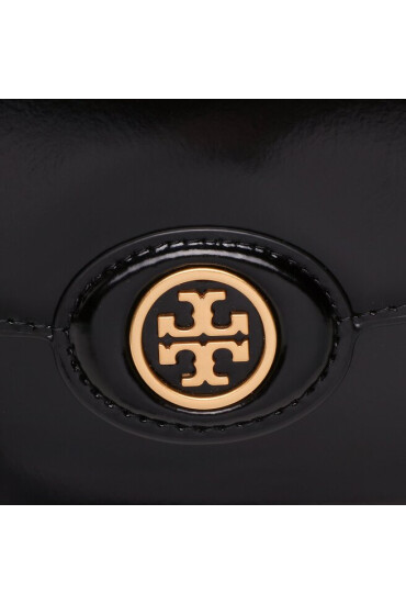 Tory Burch Дамска чанта Robinson Spazzolato Convertible Shoulder Bag 143122 Черен - Mera.bg
