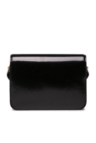 Tory Burch Дамска чанта Robinson Spazzolato Convertible Shoulder Bag 143122 Черен - Mera.bg