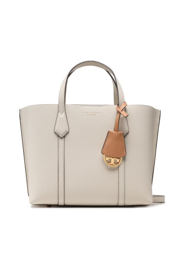 Tory Burch Дамска чанта Small Perry Triple-Compartment Tote 81928 New Ivory 104 - Mera.bg