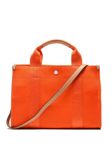 Tory Burch Дамска чанта Small Tory Tote 148661 Оранжев - Mera.bg
