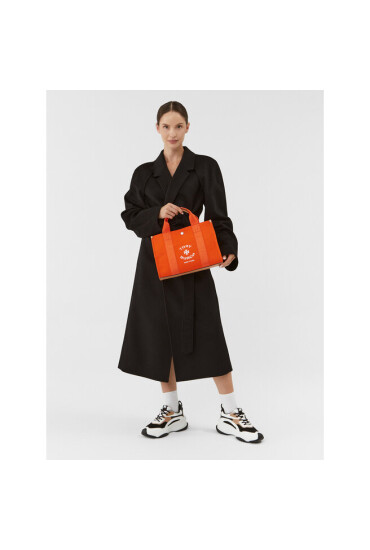 Tory Burch Дамска чанта Small Tory Tote 148661 Оранжев - Mera.bg