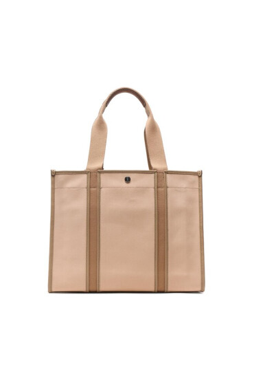 Tory Burch Дамска чанта Twill Tory Tote 140598 Бежов - Mera.bg