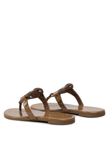 Tory Burch Джапанки Metal Miller Soft 146299 Almond Flour 200 - Mera.bg