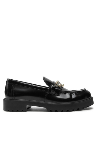 Tory Burch лоуфъри с дебела подметка Embellished Classic Lug Loafer 165828 Черен - Mera.bg