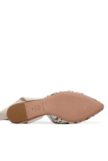 Tory Burch Сандали Basketweave Wrap Flat 85255 New Cream/New Cream 191 - Mera.bg