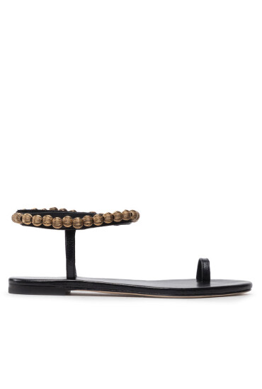 Tory Burch Сандали Capri Beaded Ankle Sandal 134975 Perfect Black 006 - Mera.bg