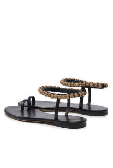 Tory Burch Сандали Capri Beaded Ankle Sandal 134975 Perfect Black 006 - Mera.bg