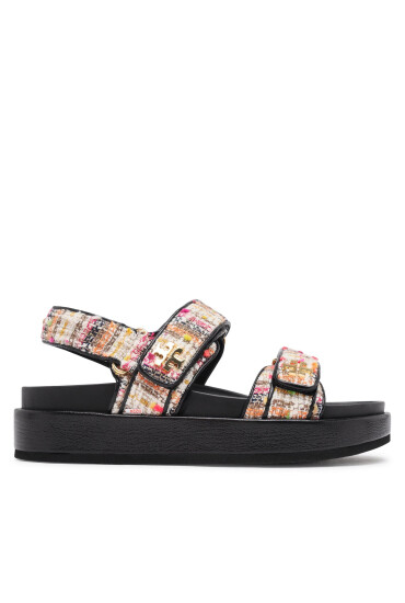 Tory Burch Сандали Kira Sport 150301 Pink/Perfect Black 650 - Mera.bg