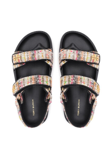 Tory Burch Сандали Kira Sport 150301 Pink/Perfect Black 650 - Mera.bg