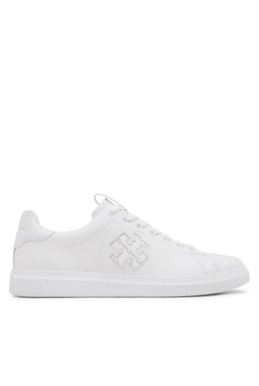 Tory Burch Сникърси Double T Howell Court 149728 Бял - Mera.bg