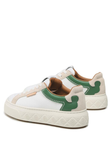 Tory Burch Сникърси Ladybug Sneaker Adria 143066 Бял - Mera.bg