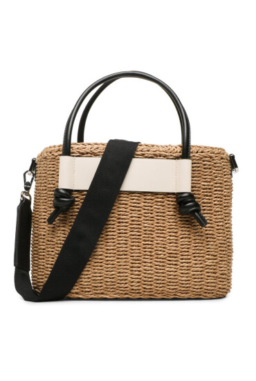 TOUS Дамска чанта Capazo M Scoubidou 2001663243 Natural/Black - Mera.bg