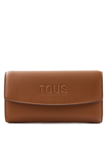 TOUS Голям дамски портфейл Pocket Bloom 2002206343 Кафяв - Mera.bg