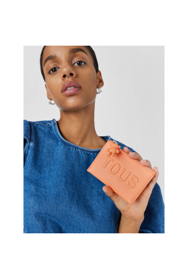 TOUS Калъф за кредитни карти Monedero/Tarjetero T La Rue 2001844409 Orange - Mera.bg