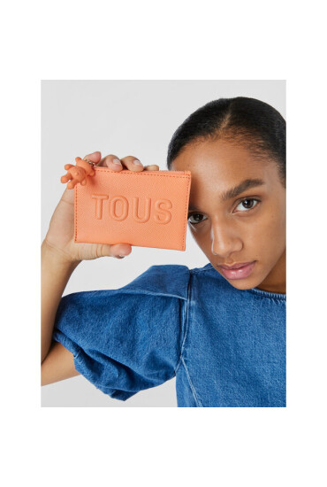 TOUS Калъф за кредитни карти Monedero/Tarjetero T La Rue 2001844409 Orange - Mera.bg