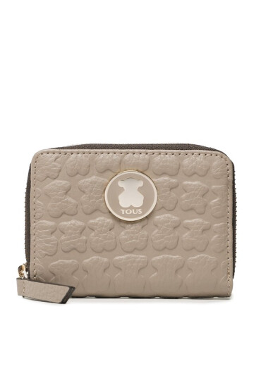 TOUS Малък дамски портфейл Monedero M. Sherton 2001145147 Taupe - Mera.bg