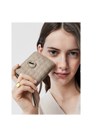 TOUS Малък дамски портфейл Monedero M. Sherton 2001145147 Taupe - Mera.bg