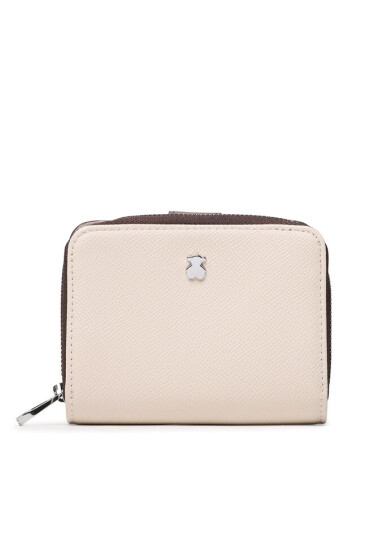 TOUS Малък дамски портфейл Billetera S. New Dubai 2001689901 Бежов - Mera.bg