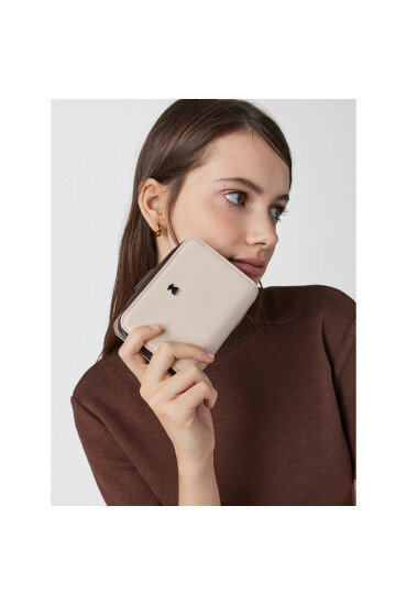 TOUS Малък дамски портфейл Billetera S. New Dubai 2001689901 Бежов - Mera.bg