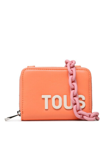 TOUS Малък дамски портфейл Monedero M Carol 2001850709 Orange - Mera.bg