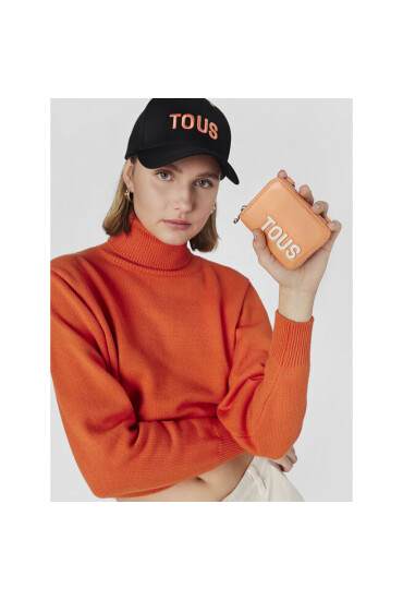 TOUS Малък дамски портфейл Monedero M Carol 2001850709 Orange - Mera.bg