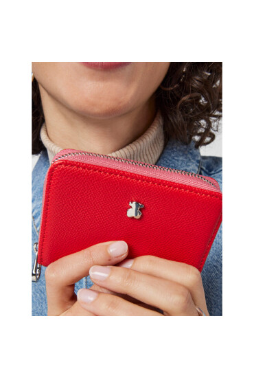 TOUS Портфейл Monedero M. New Dubai 2001690017 Червен - Mera.bg