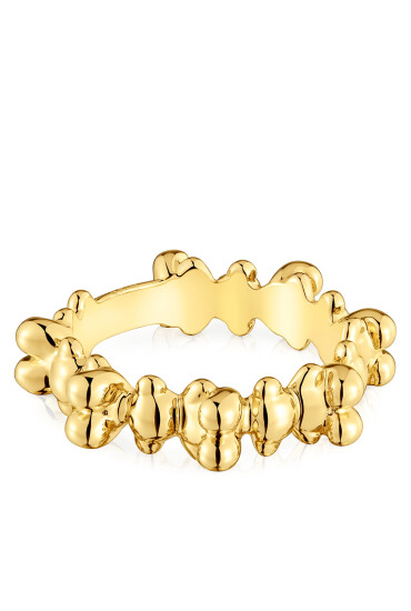 TOUS Пръстен Bold Bear 1004342512 Златист - Mera.bg