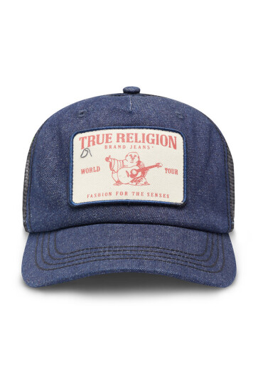 True Religion Шапка с козирка Concert Patch TR23449 Тъмносин - Mera.bg