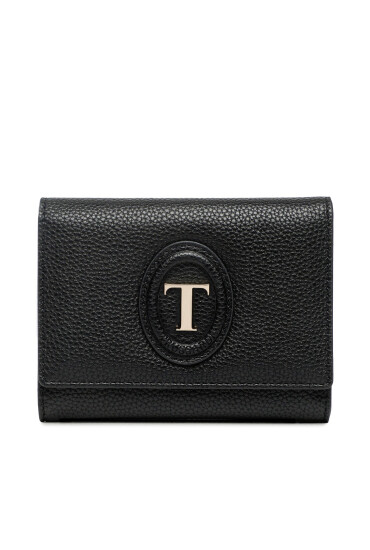 Trussardi Голям дамски портфейл 75W00348 Черен - Mera.bg