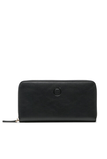 Trussardi Голям дамски портфейл Aster Zip Around Lg 75W00419 Черен - Mera.bg