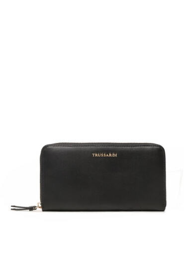 Trussardi Голям дамски портфейл Metal Plate Zip 75W00350 K299 - Mera.bg