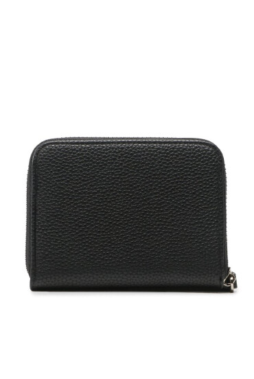 Trussardi Малък дамски портфейл Nadir Zip Around Sm 75W00410 Черен - Mera.bg