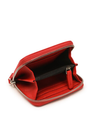 Trussardi Малък дамски портфейл Nadir Zip Around Sm 75W00410 R136 - Mera.bg