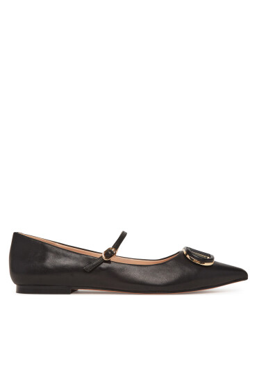 TWINSET Балеринки 251TCP064 Черен - Mera.bg