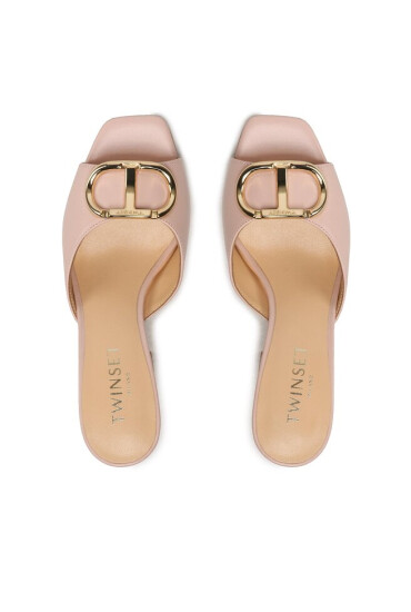 TWINSET Чехли 231TCP126 Pink Mousse 03895 - Mera.bg