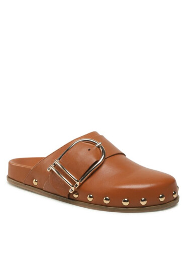 TWINSET Чехли Ciabatta 231TCP180 Cuoio 00057 - Mera.bg