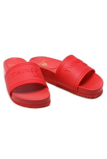 TWINSET Чехли Ciabattina 211LMPZNN Cherry Pink 05843 - Mera.bg