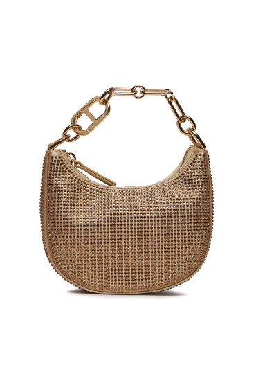 TWINSET Дамска чанта Mini Croissant 241TB7251 Golden 11309 - Mera.bg