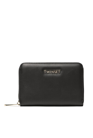 TWINSET Голям дамски портфейл 231TD8431 Черен - Mera.bg