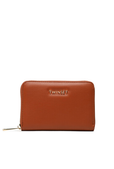 TWINSET Голям дамски портфейл 231TD8431 Кафяв - Mera.bg