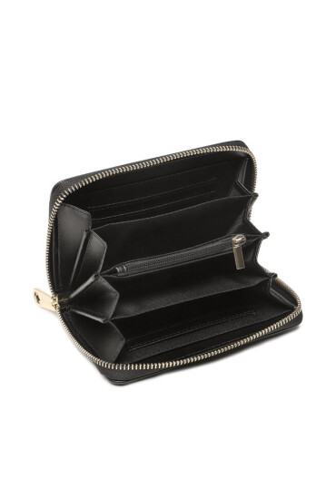 TWINSET Голям дамски портфейл 231TD8431 Черен - Mera.bg