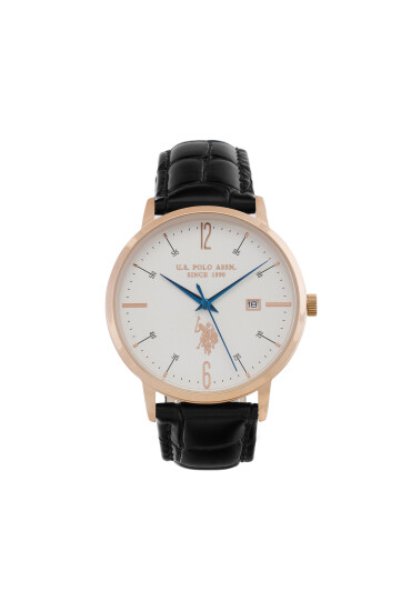 U.S. Polo Assn. Часовник Dorian USP7276WH Черен - Mera.bg