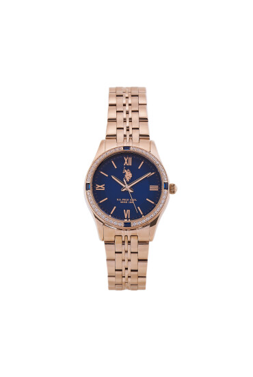 U.S. Polo Assn. Часовник Giselle USP8322BL Позлатено с розово злато - Mera.bg